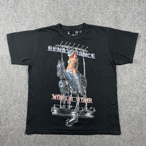 Beyonce Renaissance World Tour 2023 Black T-Shirt Large #1014 - Picture 1 of 9